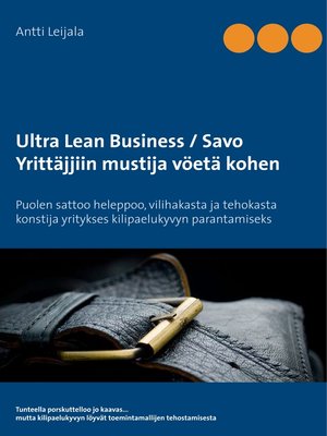 cover image of Ultra Lean Business / Savo